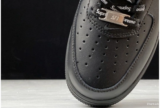 Low  Air 1 CU9225-001 Supreme Black Force Nike  0813